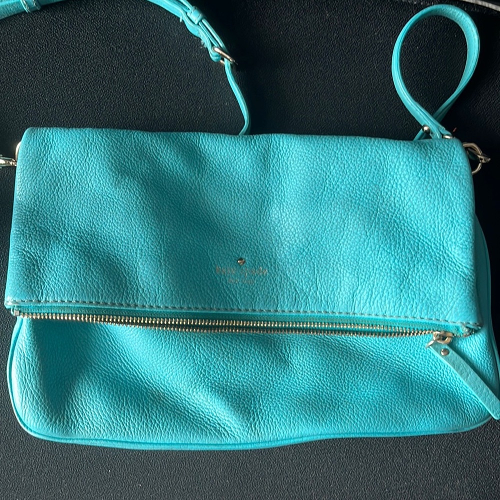 Light Blue Pebble Leather Kate Spade